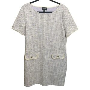 Isaac Mizrahi New York Tweed Sheath Dress